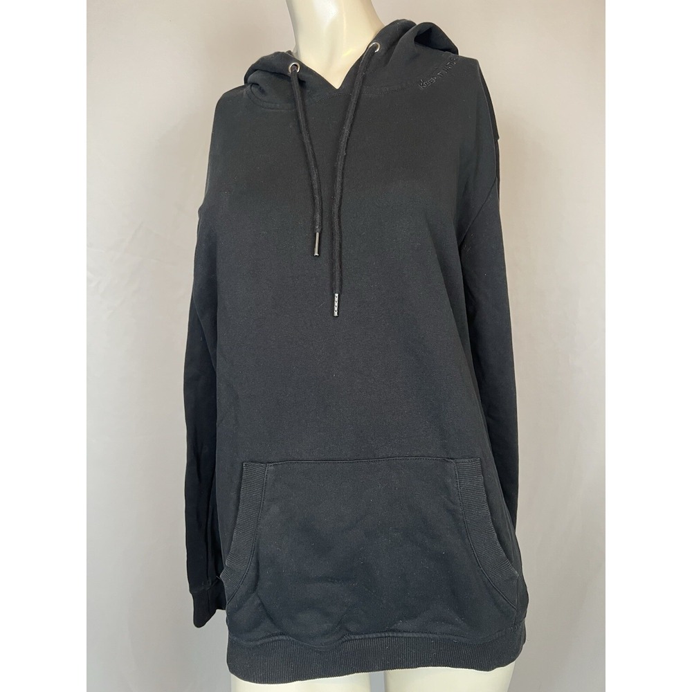 KIN Keep it Naturally Black  Pullover Hoodie Sweatshirt Hooded Medium